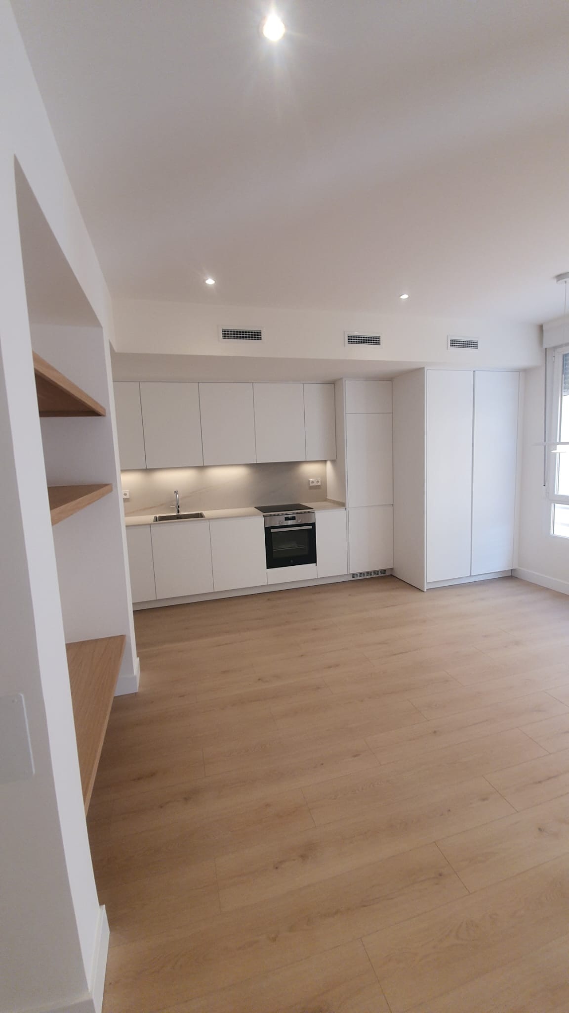 Dormitorio reformado en vivienda de Madrid